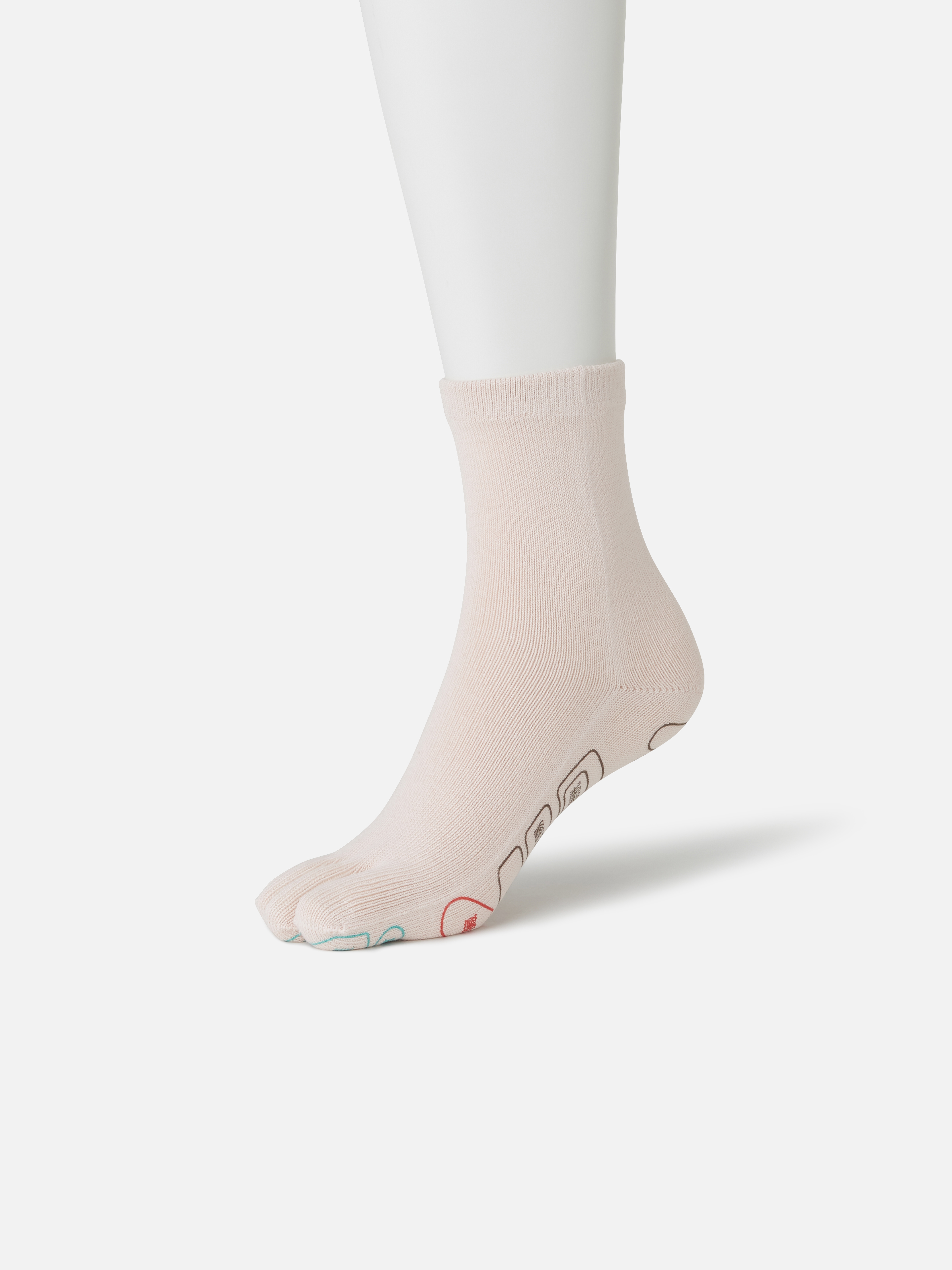 Web限定 ツボ押しプリント五本指ソックス22 24cm 靴下屋公式通販 Tabio オンラインストア