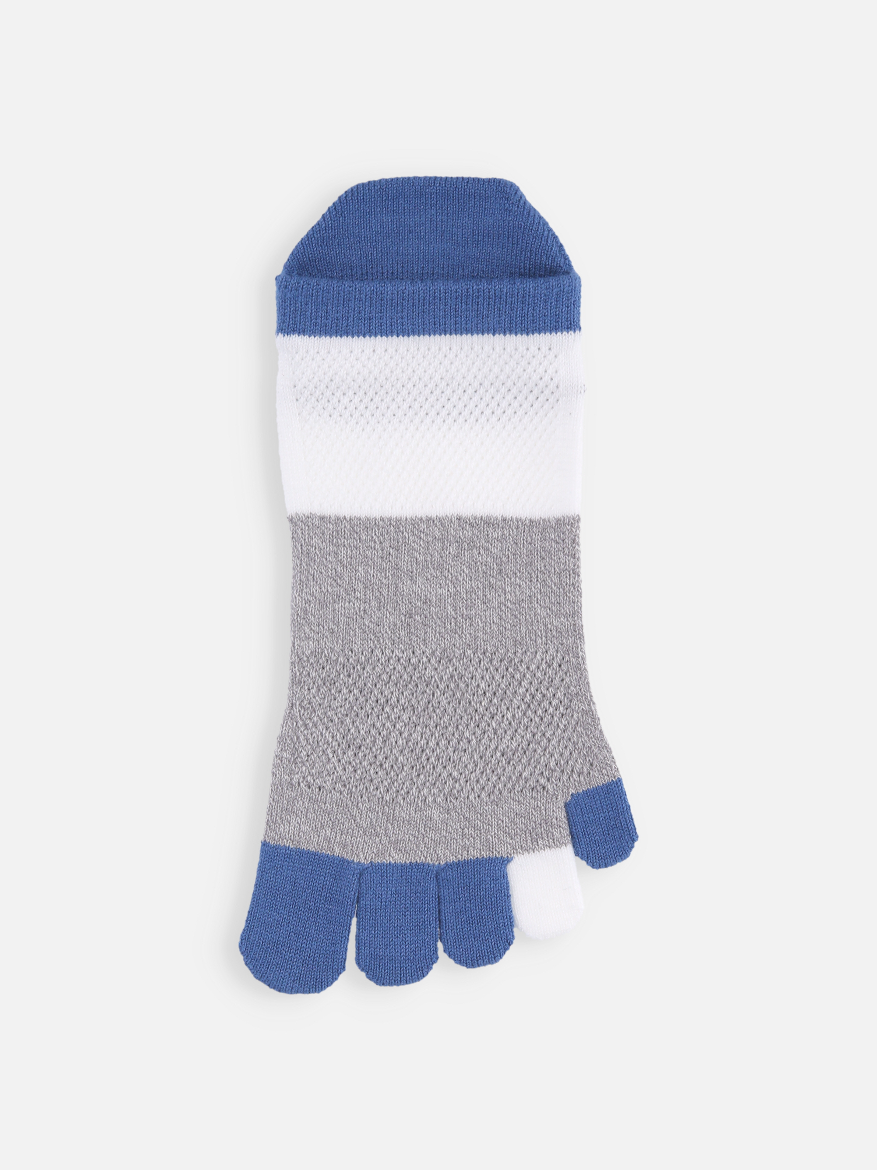 Tabio MEN】ガード付きメッシュ切替五本指スニーカー丈ソックス