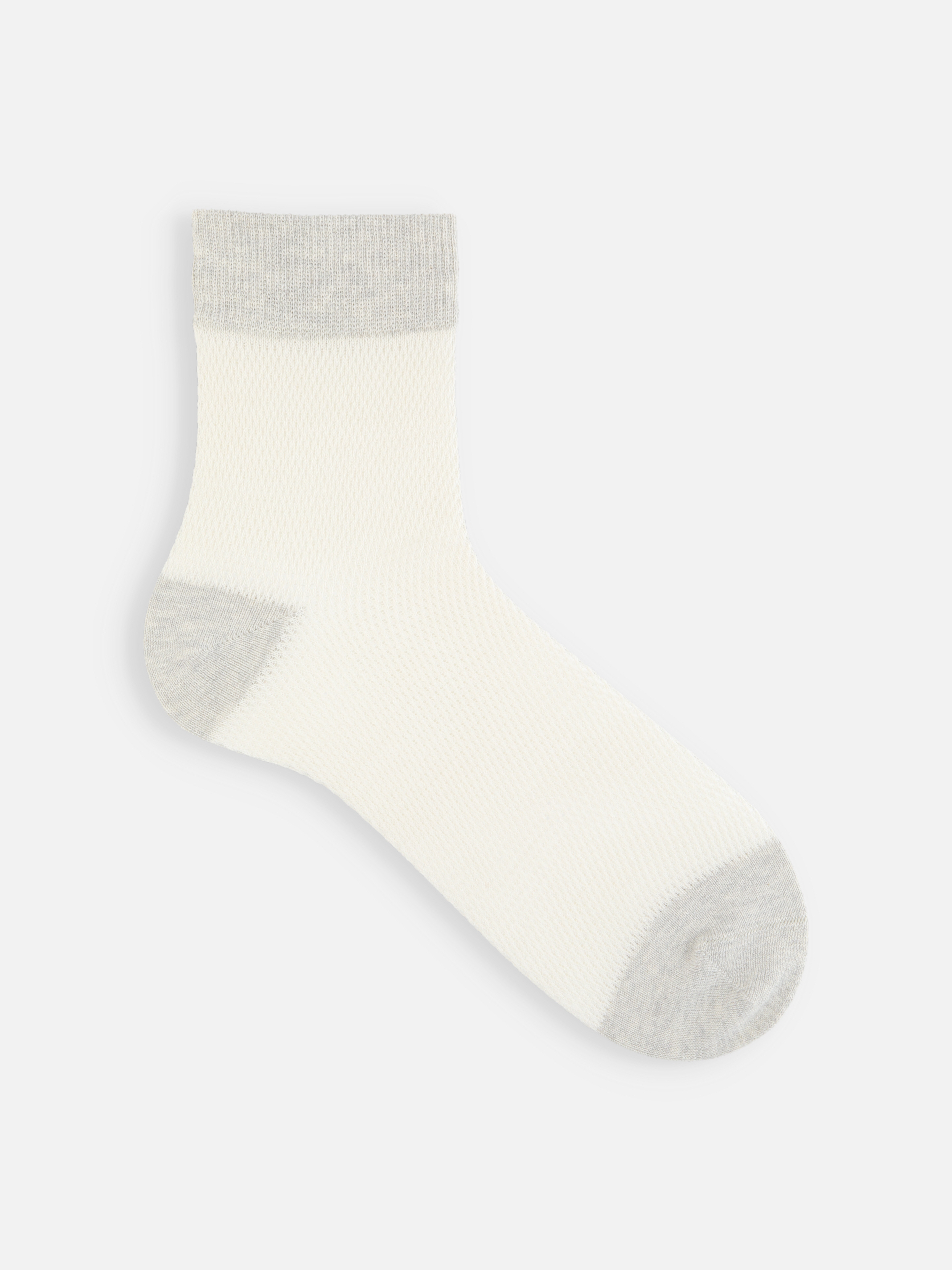 Tabio MEN】ラミー混3面切り替えメッシュショートソックス ( 062131412