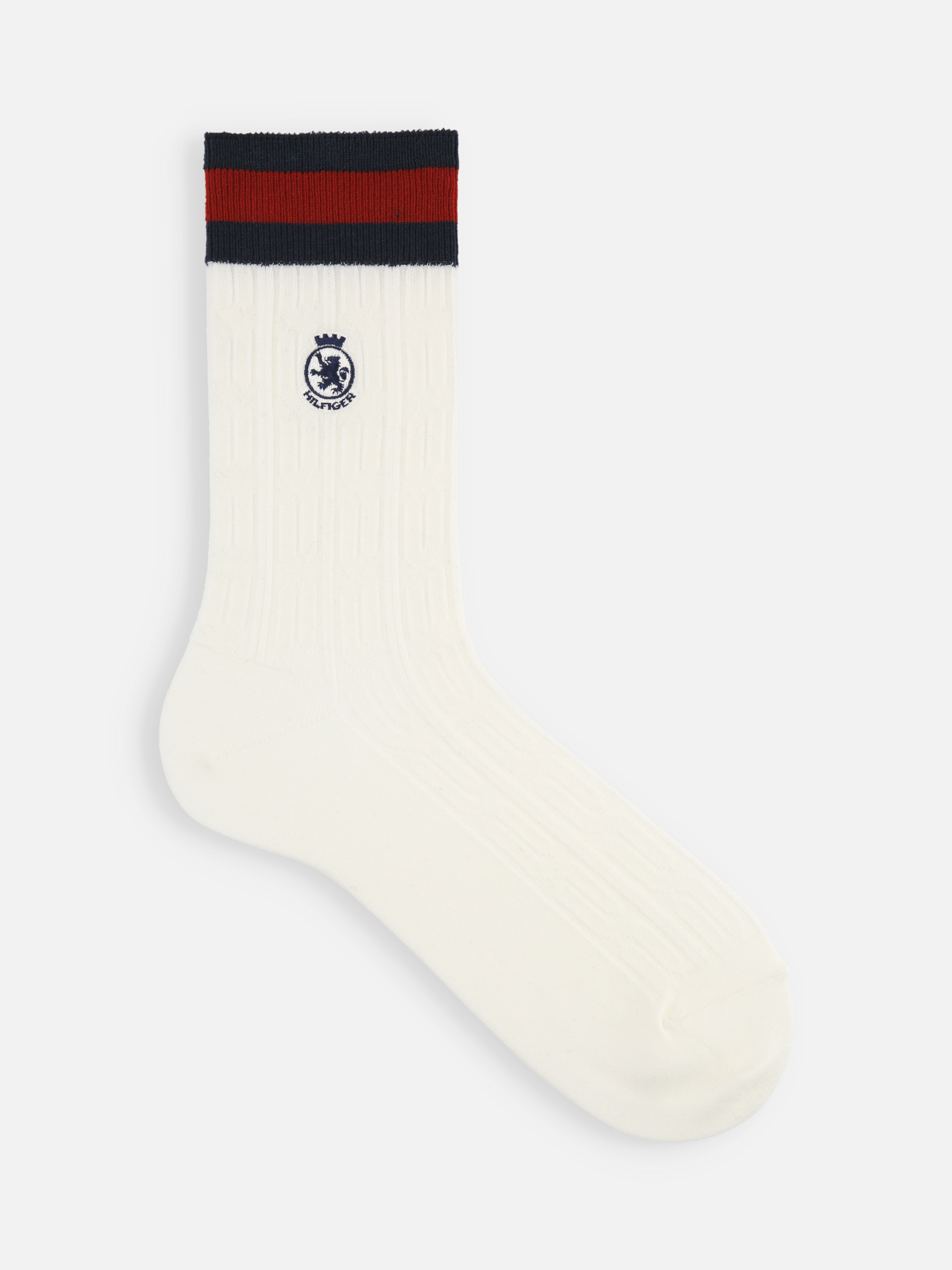MEN】TOMMY HILFIGER チルデンニットエンブレムソックス ( 062140050 