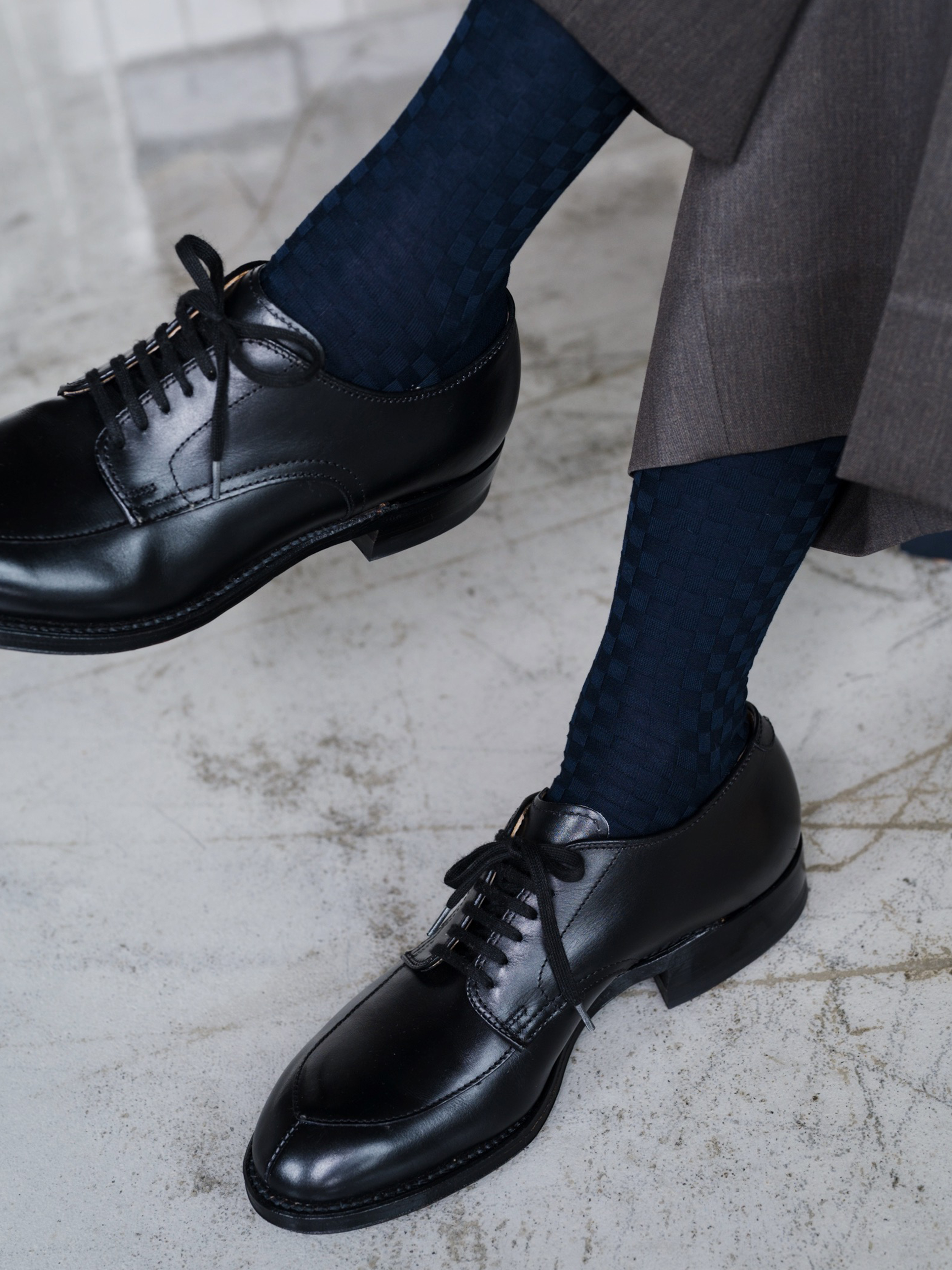 Tabio MEN】市松リンクスレギュラーソックス ( 062142113 ) | 靴下屋