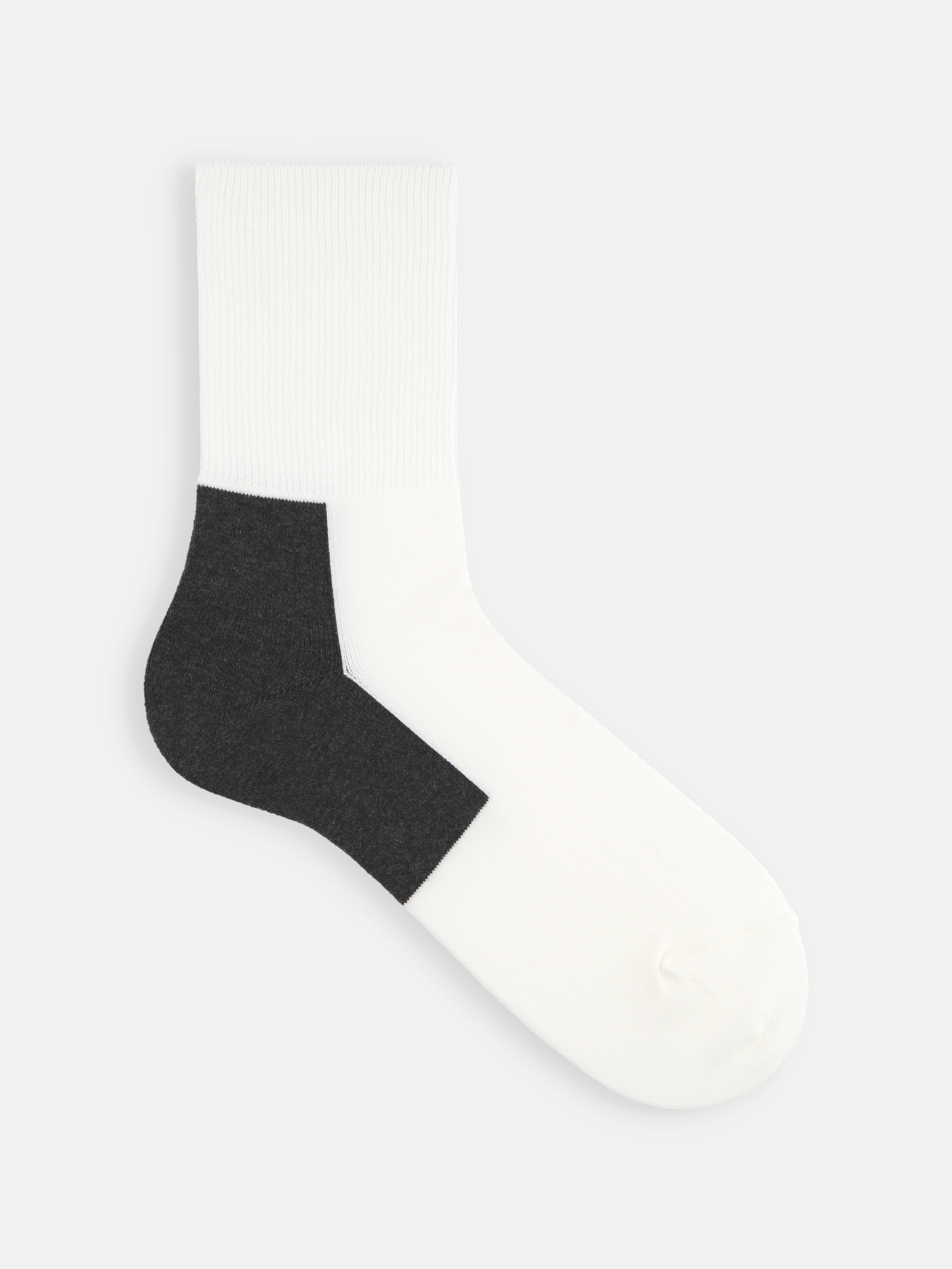 Tabio MEN】ヒールパネルクルーソックス ( 062142267 ) | 靴下屋