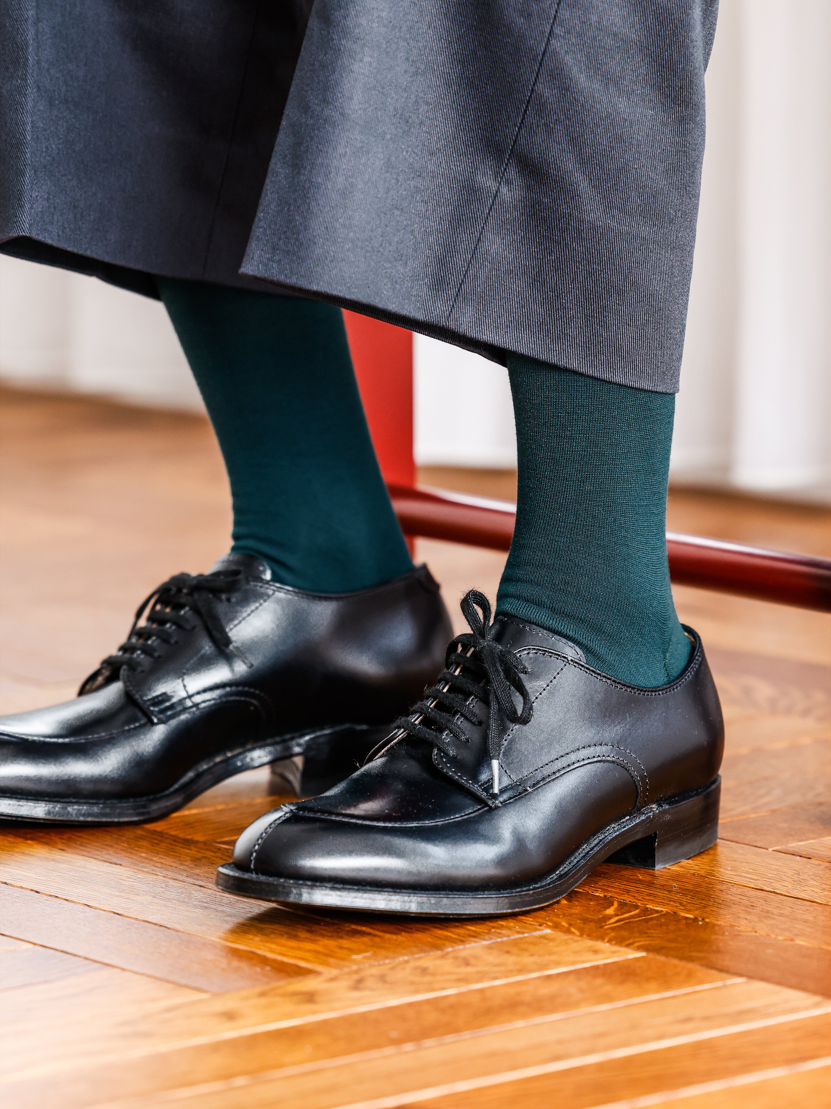 Tabio MEN】ウールナイロンベタレギュラー丈ソックス ( 062142318