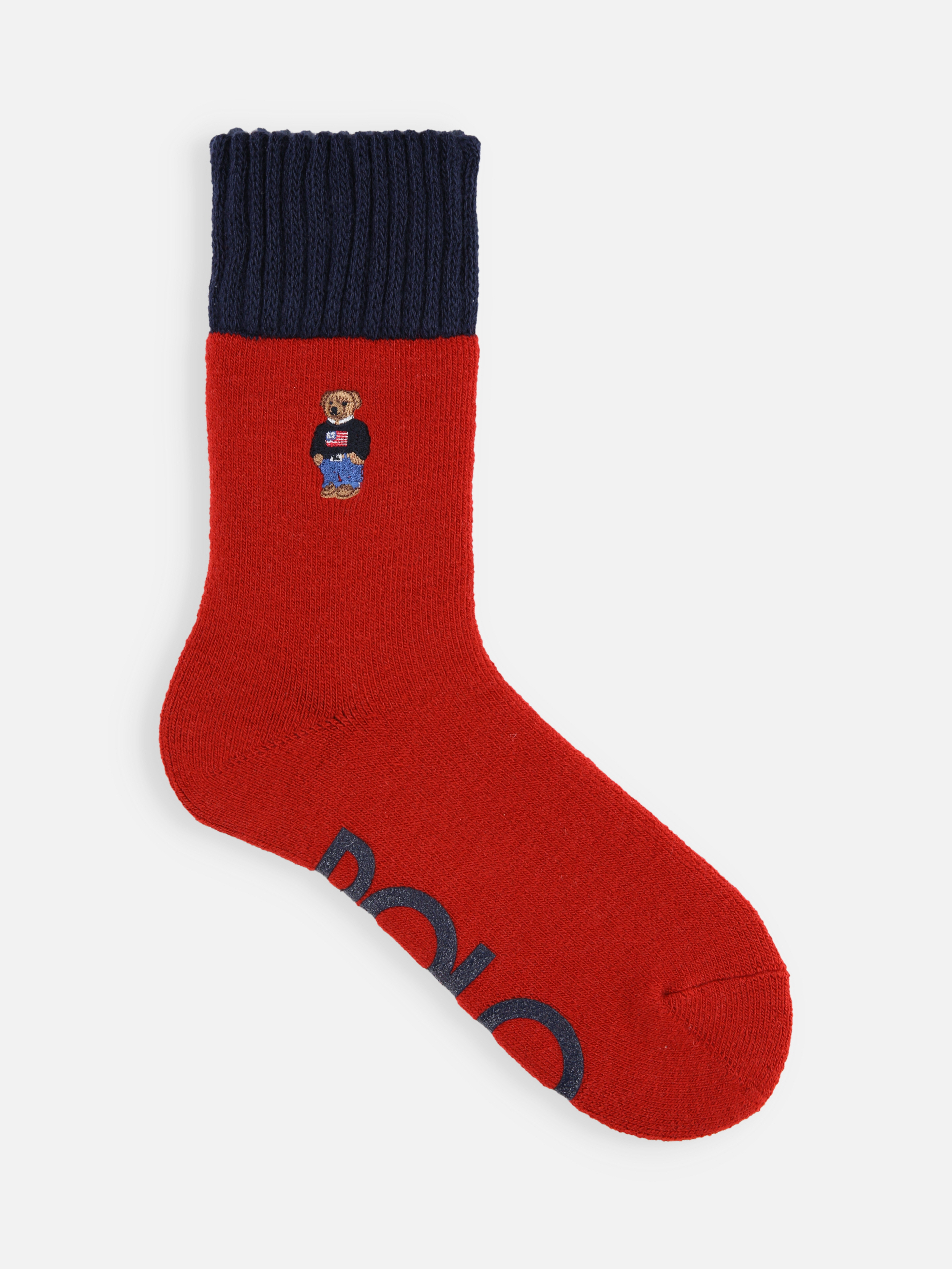 MEN】POLOベア刺繍アメリブルームソックス ( 062142405 ) | 靴下屋公式