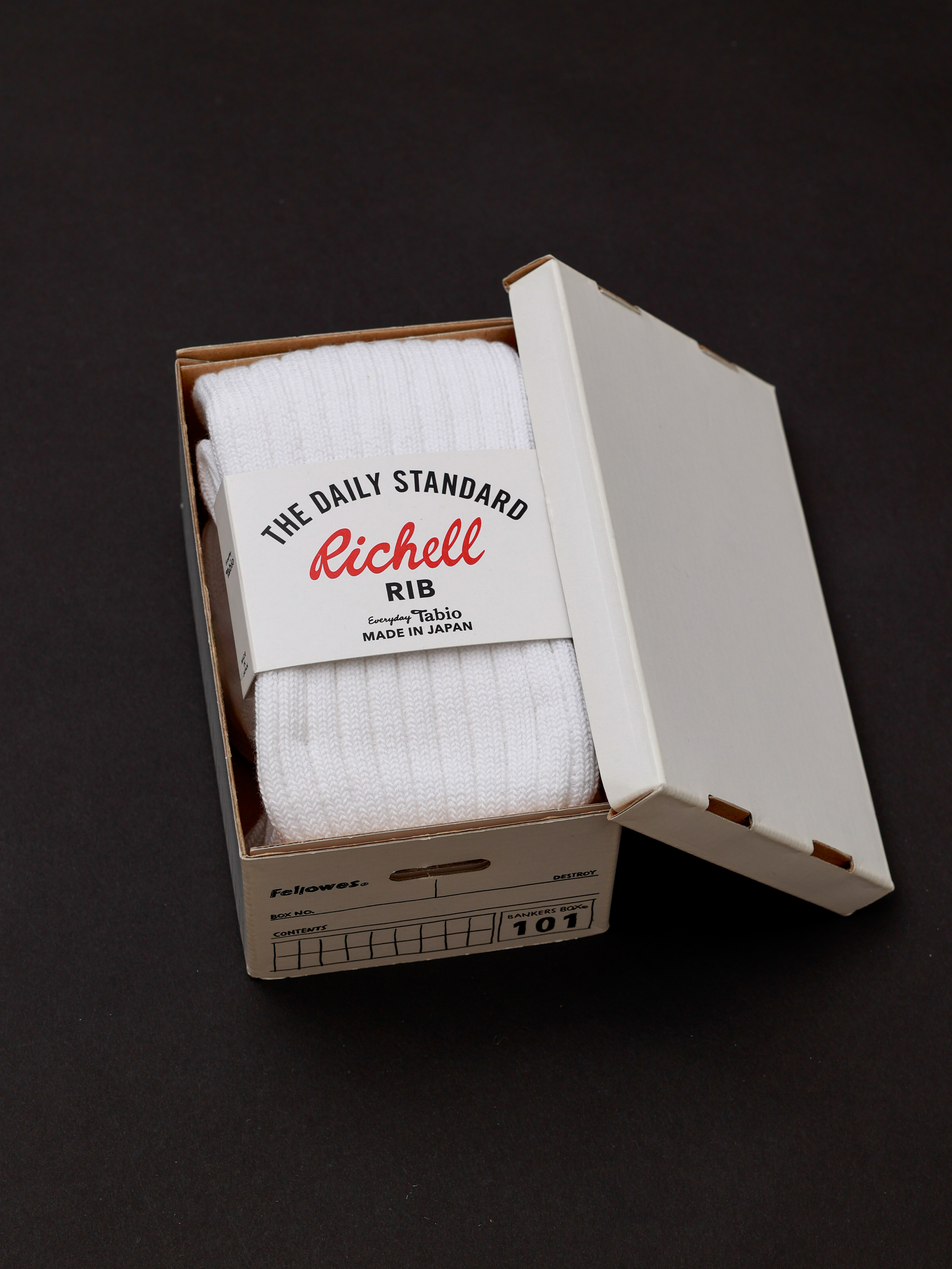 RICHELL RIB SET(WHITE) ( 980000724 ) | 靴下屋公式通販 Tabio