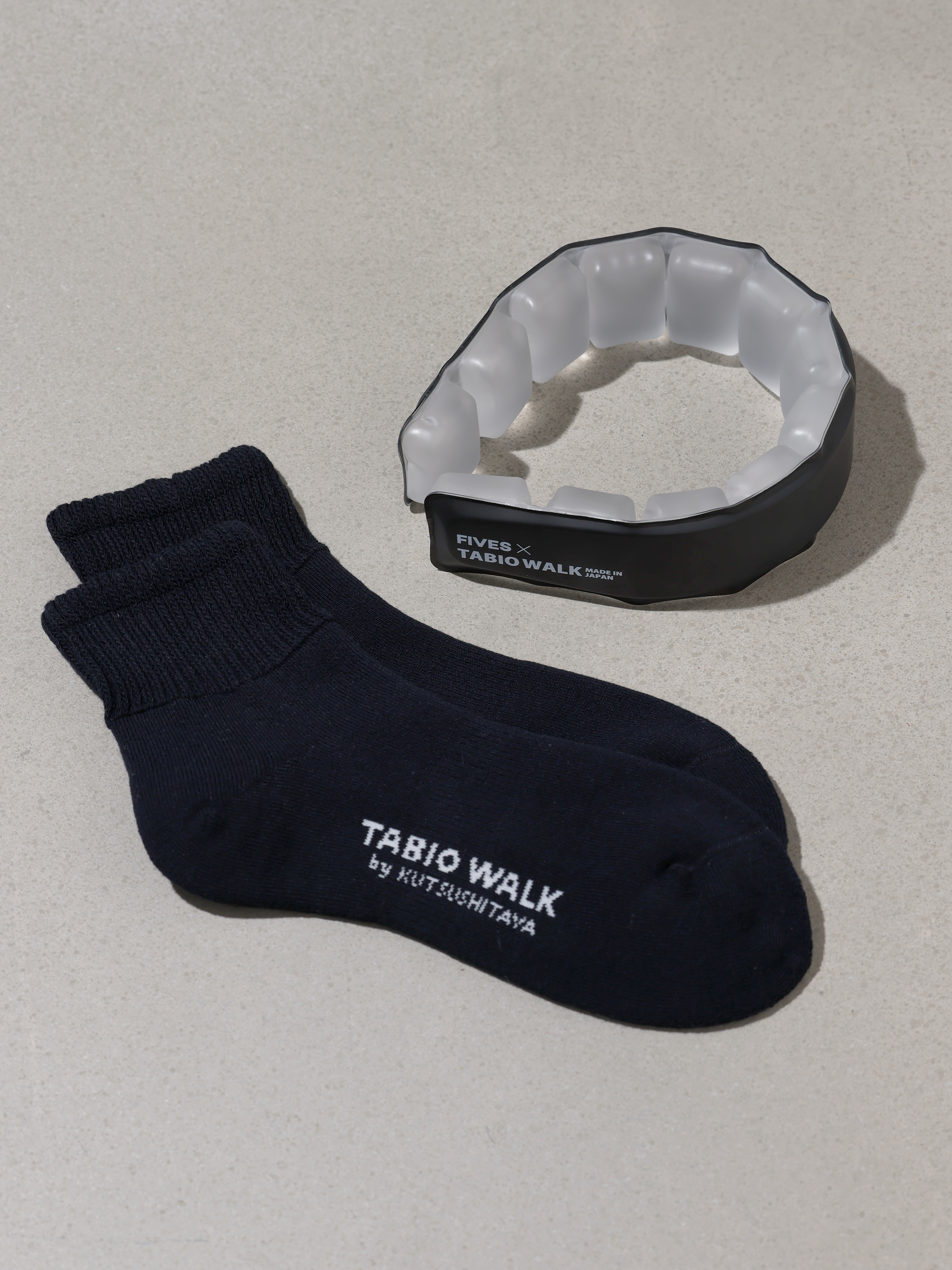 靴下　5個 WEB限定】FIVES×TABIO WALK 魔氷リング＋パイルソックスセット